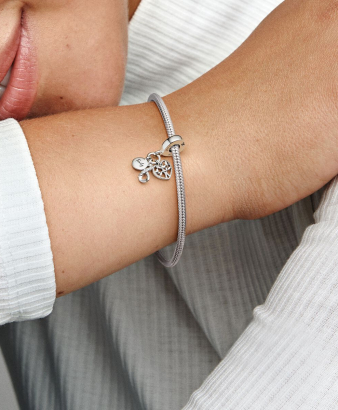 Family Infinity Triple Dangle Charm